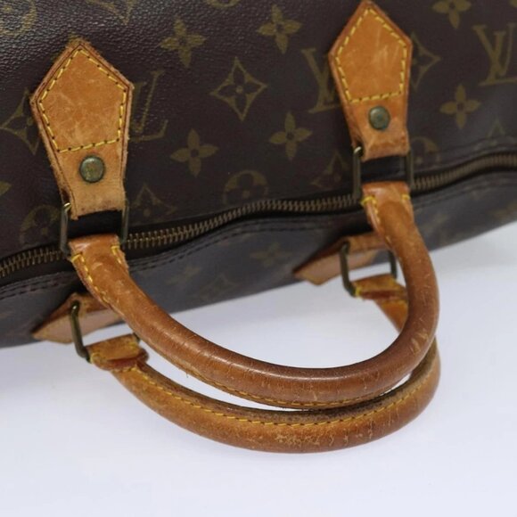 LOUIS VUITTON Monogram Speedy 35 Hand Bag - Picture 6 of 16